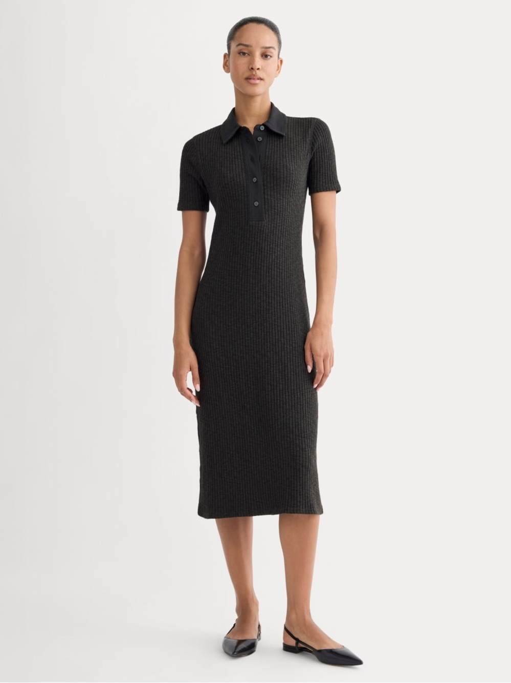 NWT Everlane Cozy Rib Maxi Dress